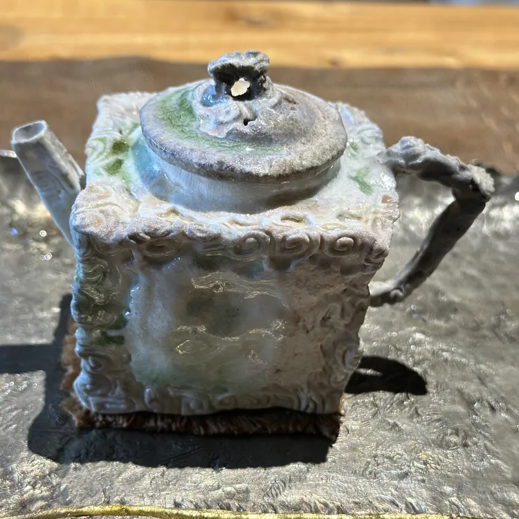 【雅柯茶缘】华土手捏玉泥壶100毫升