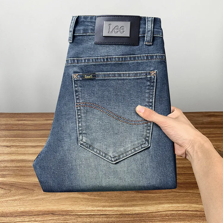 男士牛仔裤休闲直筒秋季弹力潮流百搭时尚增城新塘产春夏大码