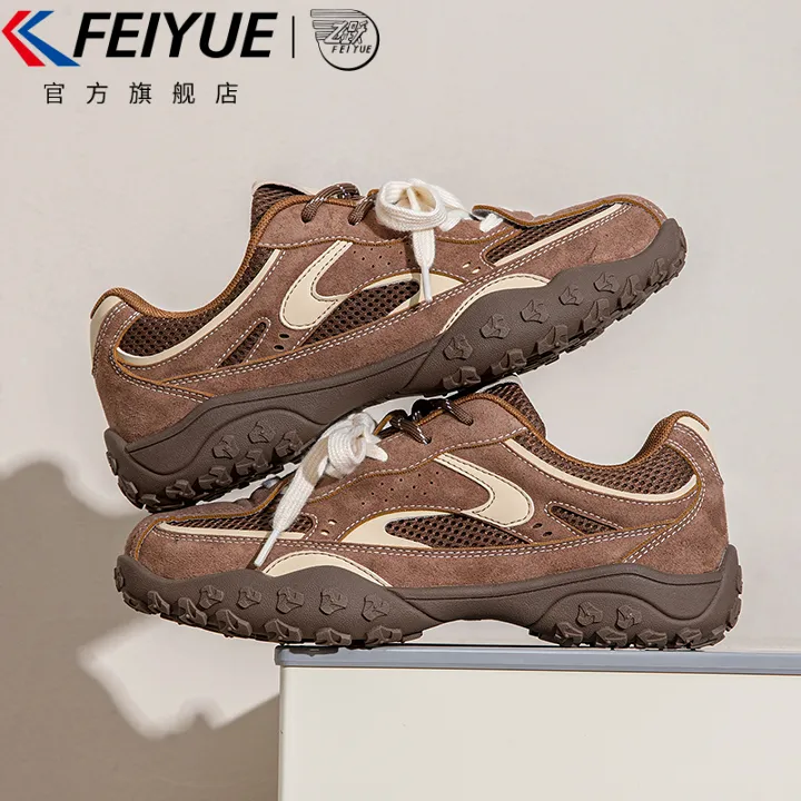 feiyue/飞跃女鞋德训鞋女2025秋季鞋子新款爆款休闲透气运动鞋