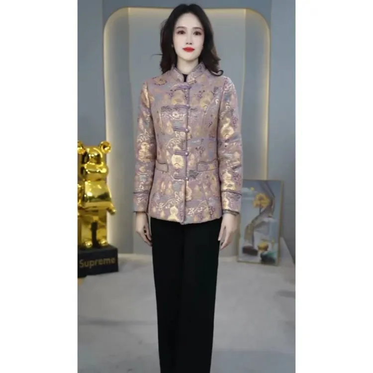 【外套】雪尼尔绒新款加厚保暖时尚修身显瘦女装休闲气质洋气外套