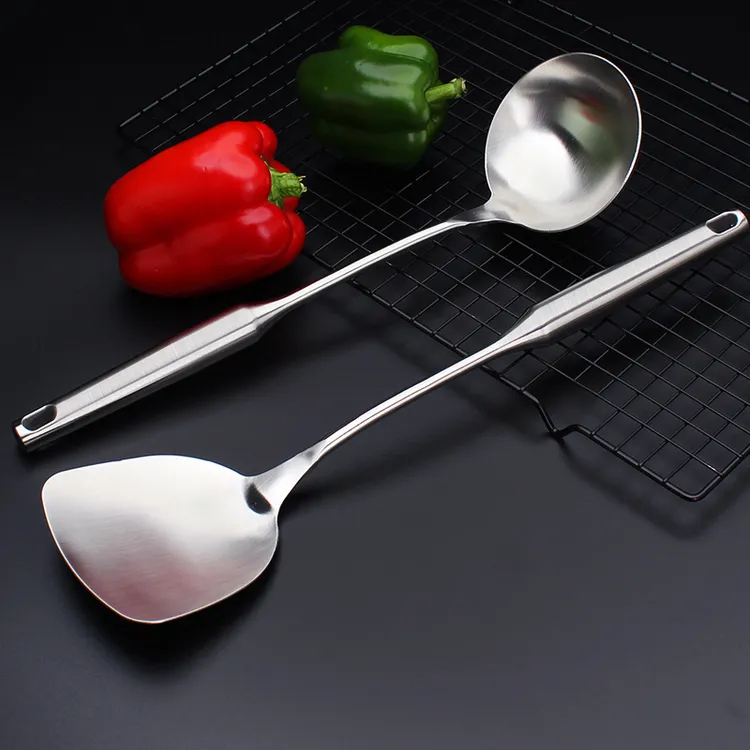 汤勺厨房用具不锈钢铲锅铲炒菜勺套装套装不锈钢厨具烹饪用具