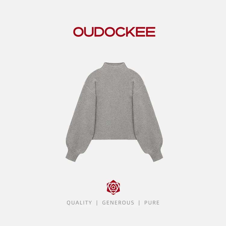 OUDOCKEE 鸥鸥【米其林】高领外穿宽松显瘦慵懒风毛衣 MACAB909T