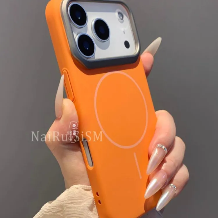 高级感磁吸超薄肤感磨砂适用iPhone17promax手机壳16promax防摔硬