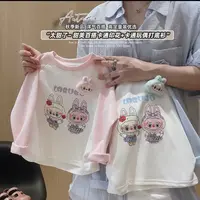 女童拉布布2025秋季新款上衣卡通印花儿童长袖T恤韩版可爱百搭
