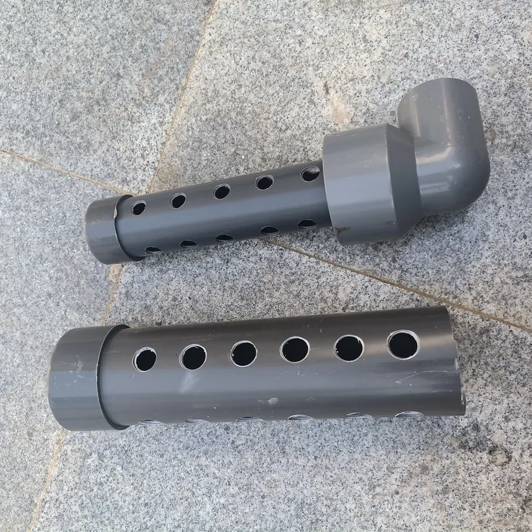 90度锦鲤鱼池沉淀仓双层发散管降低水流冲击可定制过滤管件过滤仓