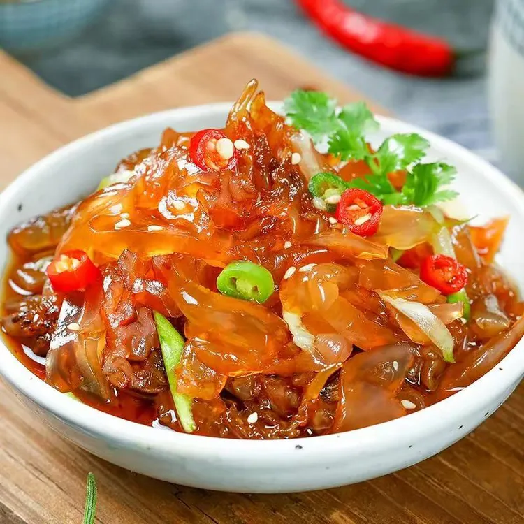 【嘎嘣脆】正宗海蜇头叶片3/5斤净重非即食凉拌鲜嫩脆爽 桶装发货