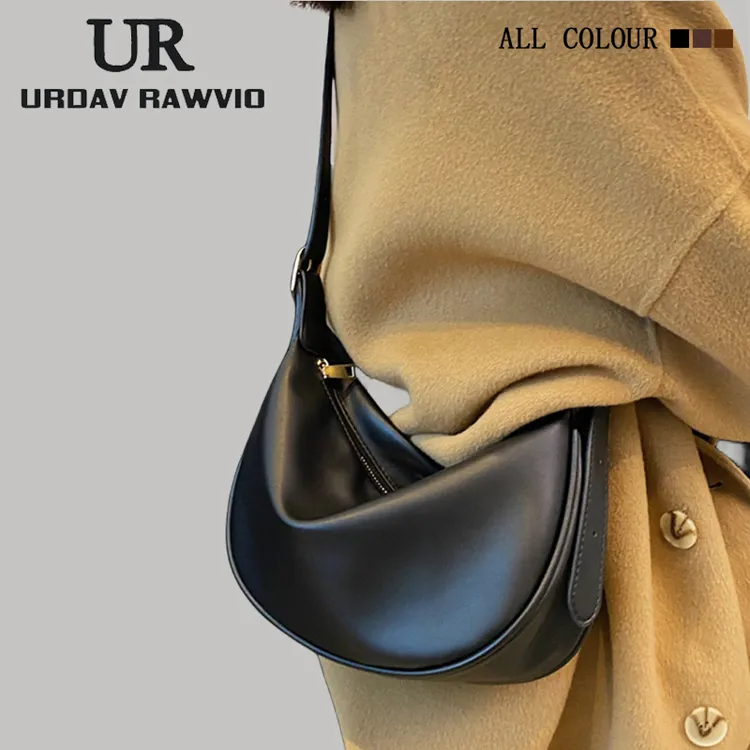 URDAV RAWVIO包包女2025新款大容量高级感通勤单肩斜挎包腋下包潮