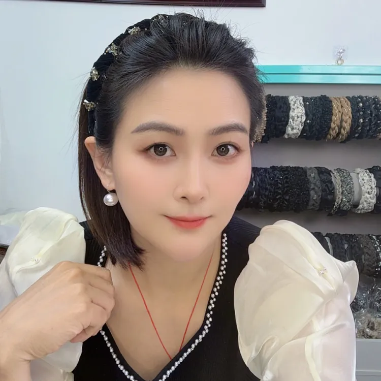 波浪丝绒高级头箍轻奢发卡防滑气质洗脸发饰高颅新款b