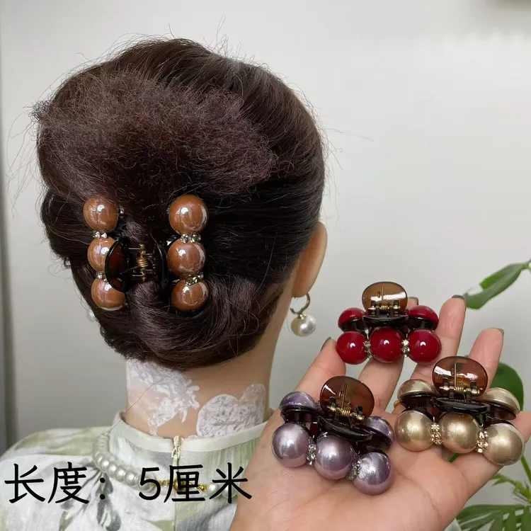 诗泊雅·鎏金珍珠臻萃艺术发饰系列