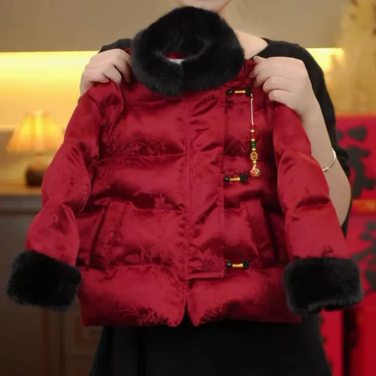 【新中式年服】儿童2025冬季新品汉服棉衣服年外套上衣中国风拜年服