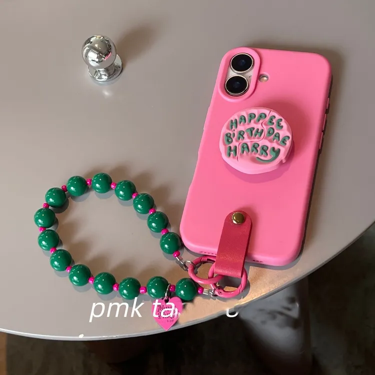 辣妹蛋糕支架手链适用苹果17pro手机壳16promax苹果15软壳14女13