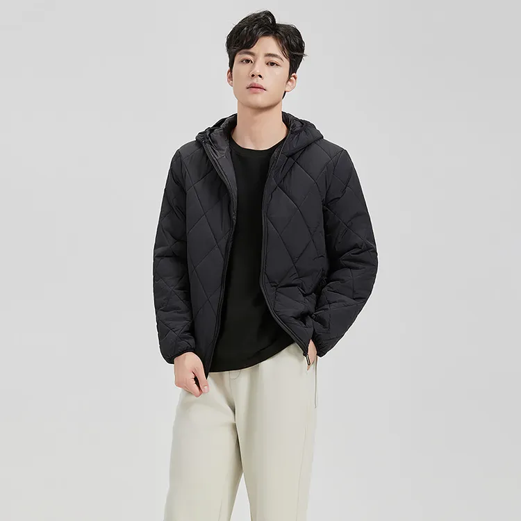 男士秋季棉服外套连帽时尚休闲短款保暖棉袄冬季户外加厚男款棉衣
