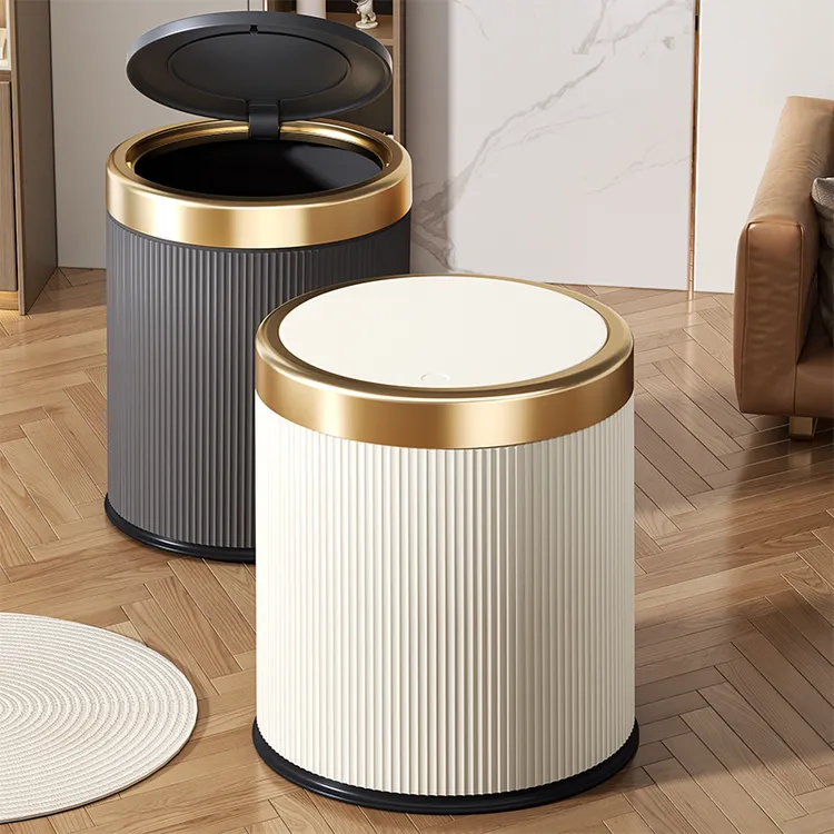 俏洁轻奢大容量垃圾桶高档家用专用新款客厅卧室卫生间厨房高颜值