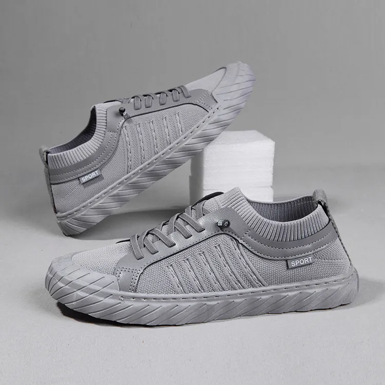新款透气布鞋男鞋夏季新款舒适透气男士飞织网鞋男鞋休闲布鞋男款