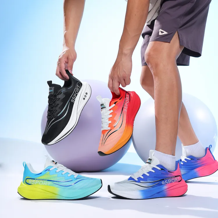 赤兔款长跑透气跑道跑步鞋轻便系带男女学生缓震鞋