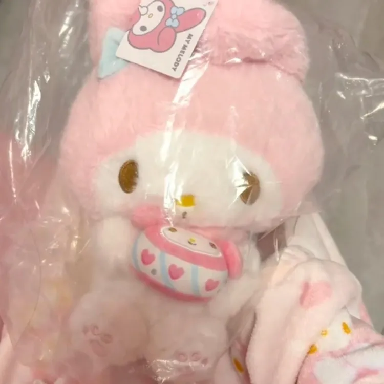 可爱三丽鸥美乐蒂库洛米毛绒毛绒玩具公仔儿童生日礼物偶娃娃
