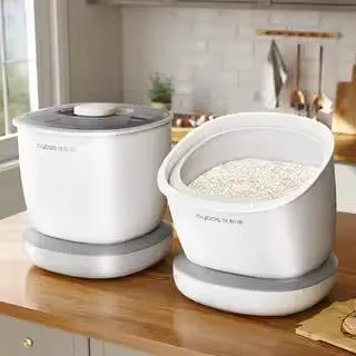佳帮手米桶防虫防潮密封食品级家用储存罐可旋转装大米杂粮面粉桶