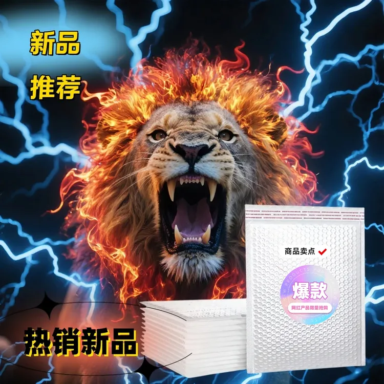 WR【正品保证]2025新款升级包装加大加厚自色专用自封袋防水防潮
