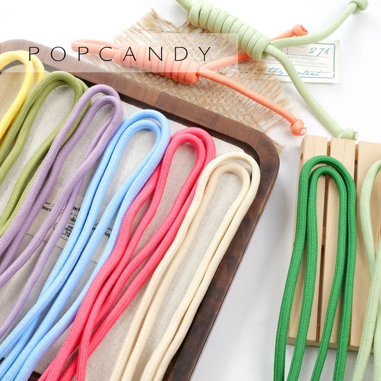 DIY奶油彩色编绳材料串珠包挂diy饰品配件挂件手机绳装饰伞绳材料