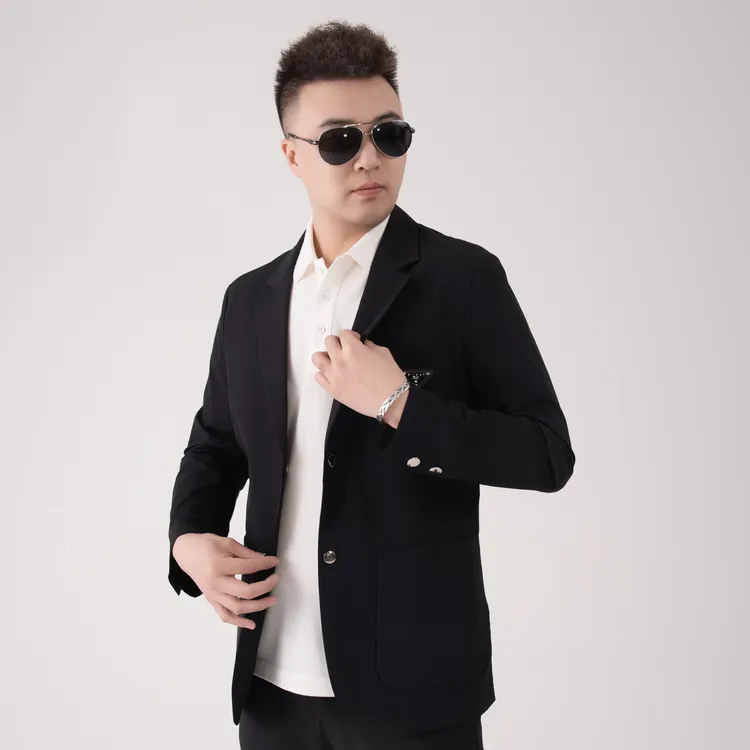 【917】春秋新款 时尚休闲 商务简约 轻奢男士 经典西服