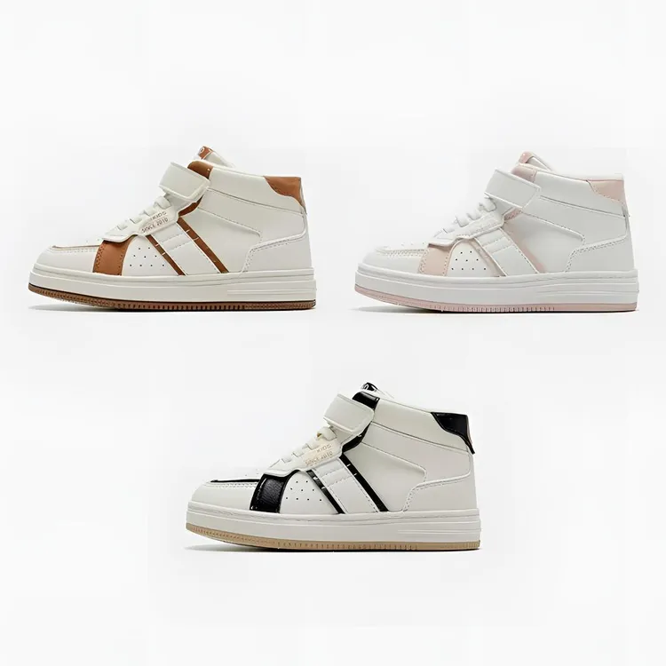 校园棉鞋031冬季加绒二棉儿童时尚校园百搭休闲防水皮面棉鞋Ⅰ组