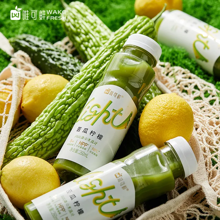 【9月30日到期】唯可鲜100%HPP新鲜苦瓜汁鲜榨hpp复合果蔬汁260ml
