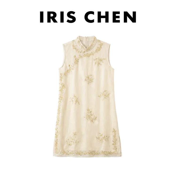 【现货】IRIS CHEN 金枝玉叶 26夏“97桑蚕丝”醋酸里布轻奢连衣裙
