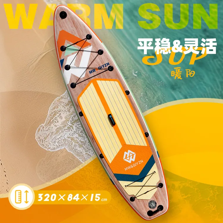 AIsunss美国原单充气桨板站立式水上冲浪板sup休闲路亚划水浆板船
