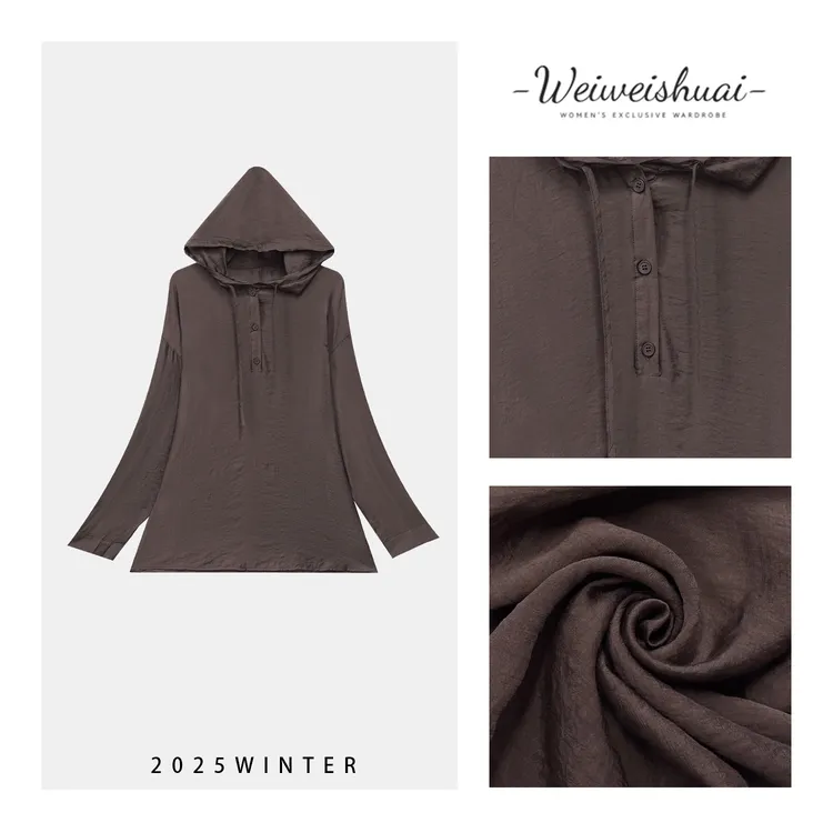 麻纯色帽衫 0032 经典款