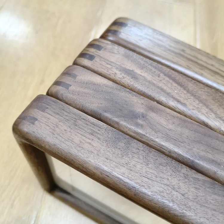 4个6寸7寸正品北美黑胡桃木全实木榫卯弹珠摆台相框榫卯实木