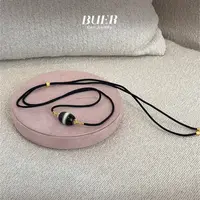 【不二】一线天珠DIY项链(多样性发)