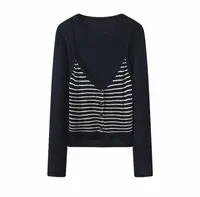 【套装】宽松简约新款时尚高档时装女装服装5866[GYSS]Q