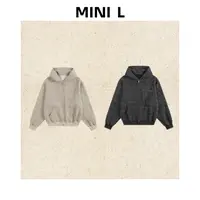 [MINI L ]“暖调”松弛时髦精手工磨毛腔调条纹卫衣