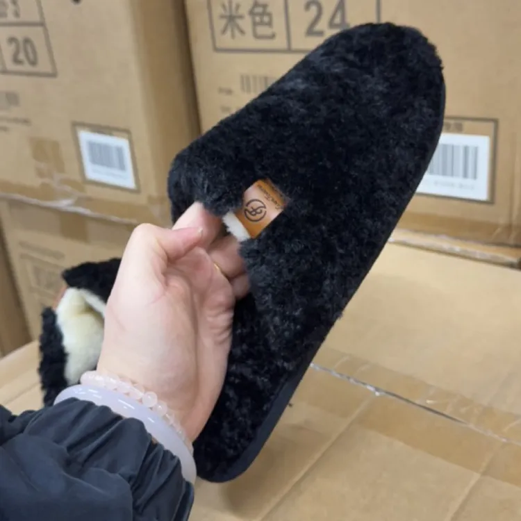 377外贸男女同款高端加厚棉拖