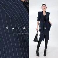 MD定制·依诺【律政佳人】2025早秋条纹格纹轻职设计师西服半裙套装