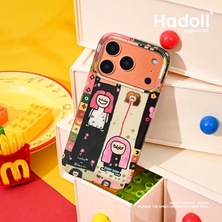 HaDoii原创花花绿绿适用iphone17promax防摔手机壳苹果16pro/15