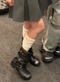 【周周专属】奶油系列深秋好搭子过膝堆堆袜X293
