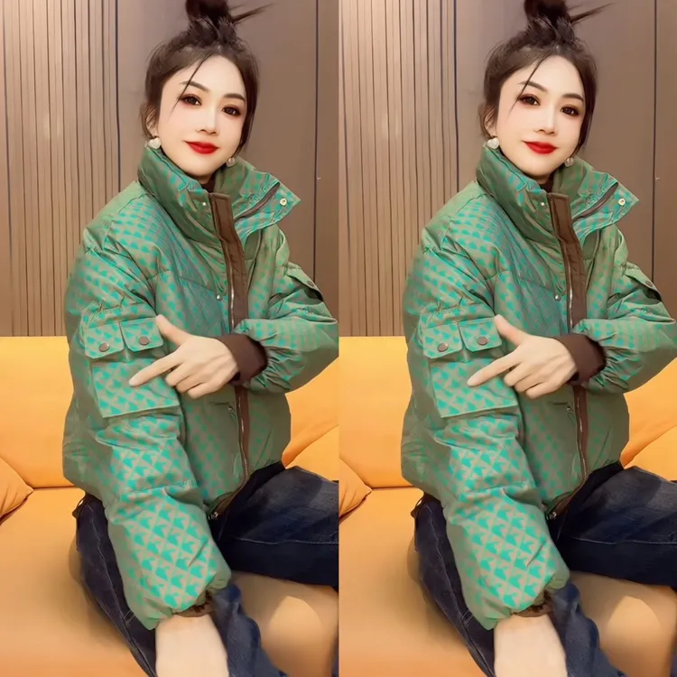 短款羽绒棉服女冬8806新爆款小个子高端洋气设计感加厚面包服外套