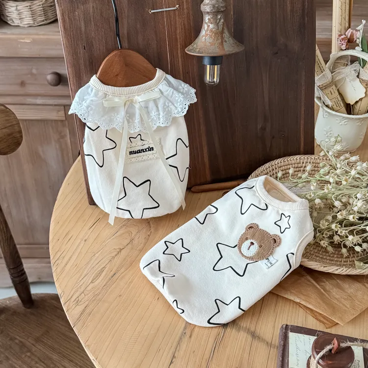 【JoyfulPets】早秋~星愿小熊宠物服饰韩系狗狗秋款猫咪服饰