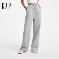Gap女装2025秋季新款logo阔腿针织长裤运动基础款休闲DR 793848