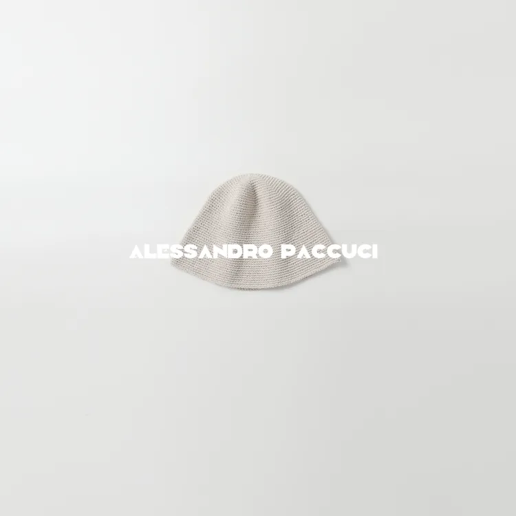 AP洛哥54071AM【素颜搭档】100棉手工编织立体纯色时尚百搭帽子