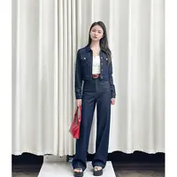 【港岛往事】小娜椒小个子秋季牛仔短款外套时尚半身裙裤子套装女