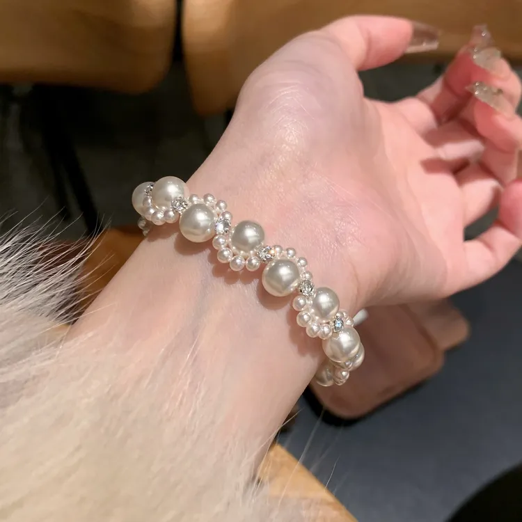 铜合金手链 「蜜糖梦露」精致珍珠手链手串轻奢小众新中式女生配饰