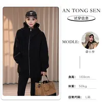 【安童森定制】复古美式宽松休闲卫衣慵懒风潮牌开衫拉链外套8103