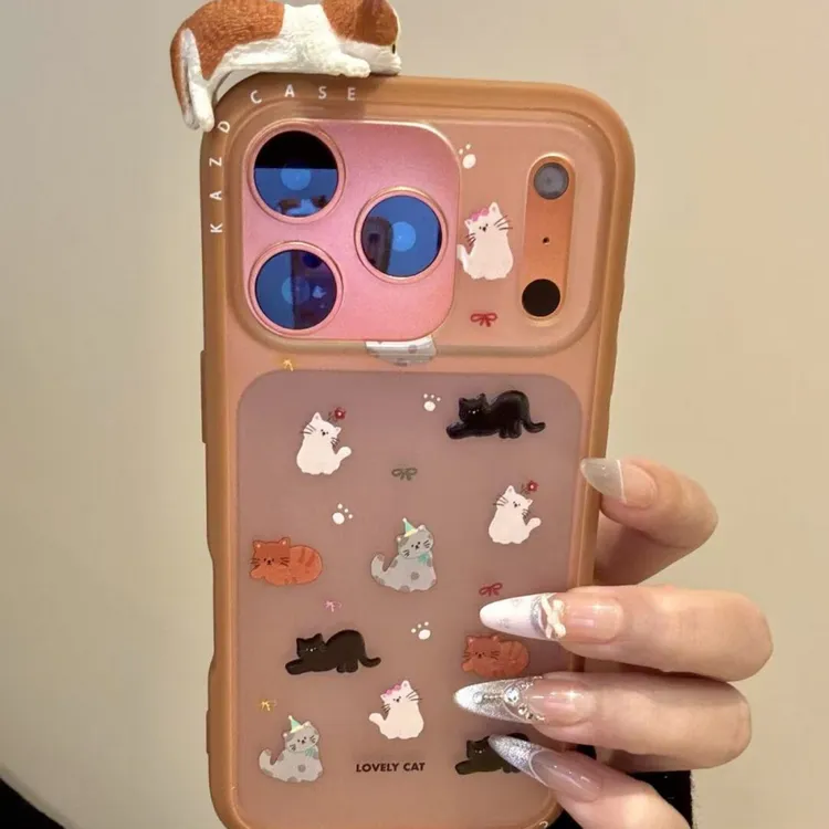 治愈立体橘猫趴趴适用iphone17promax苹果16p手机壳15可爱1413