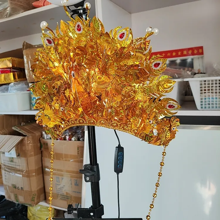 纸九凤凤冠材料凤冠包送教程（不含工具(用于祈福,上供,过节用品)