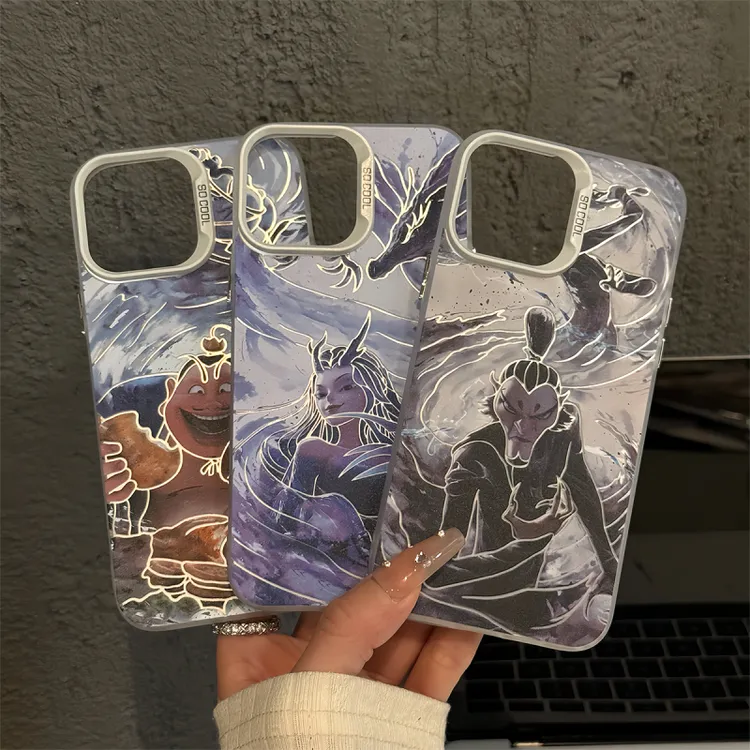 适用苹果16pro磨砂彩银14手机壳小众oppo华为p申公豹防摔小米新款