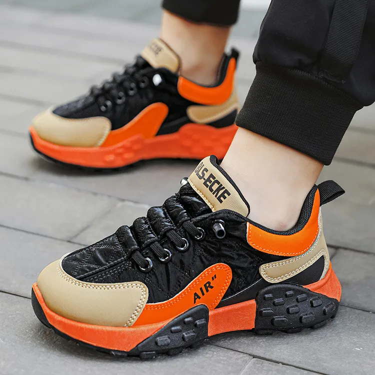 男童鞋子秋季新款儿童老爹鞋男孩帅气潮流运动鞋中大童厚底潮鞋