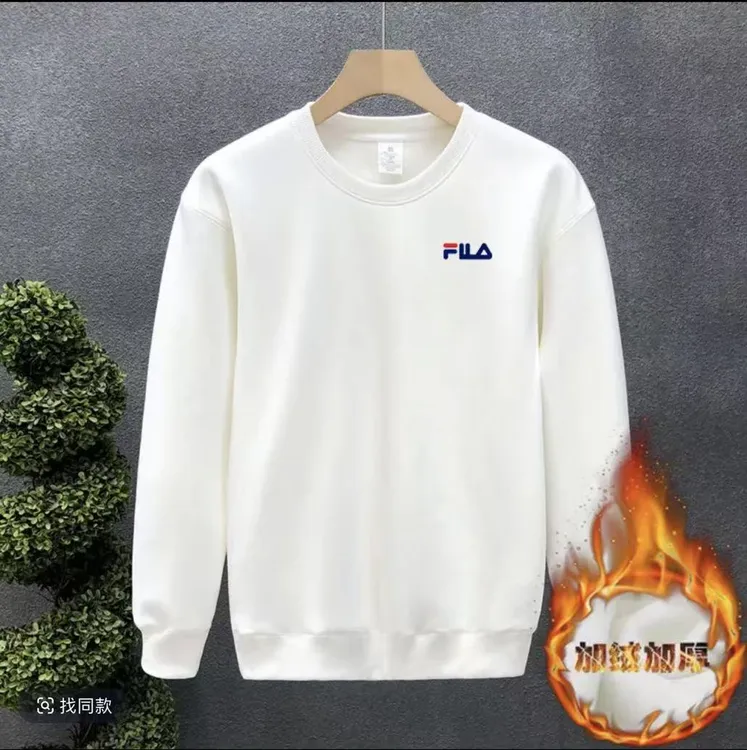 【清仓活动】斐家常规款印花圆领套头秋季长袖卫衣男士打底衫加厚