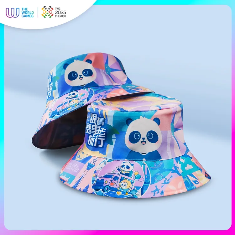 跟着赛事去旅行系列-多彩渔夫帽(成人款)儿童透气亲子